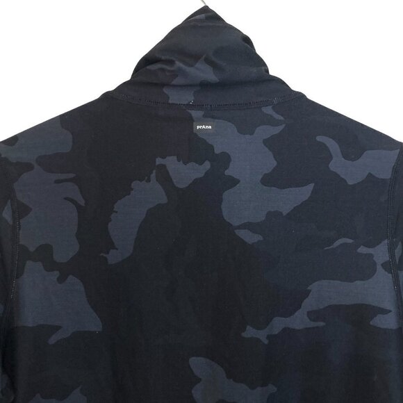 PRANA Layna Zip Up Jacket in Black/Gray Camouflage - Picture 13 of 14